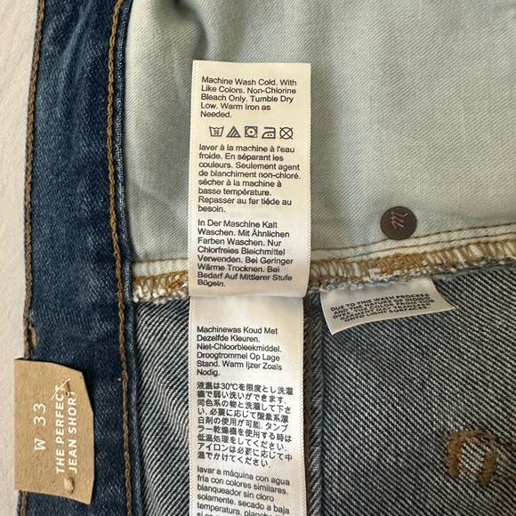 NWT Madewell Women's The Perfect Jean Denim Shorts - L4401 Size W33 - Picture 12 of 16